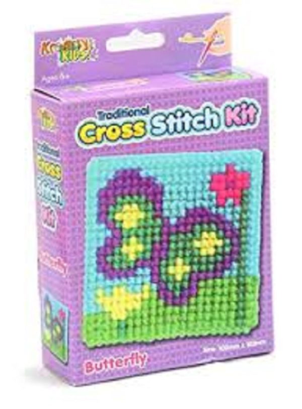 Cross Stitch Kit for Kids Butterfly