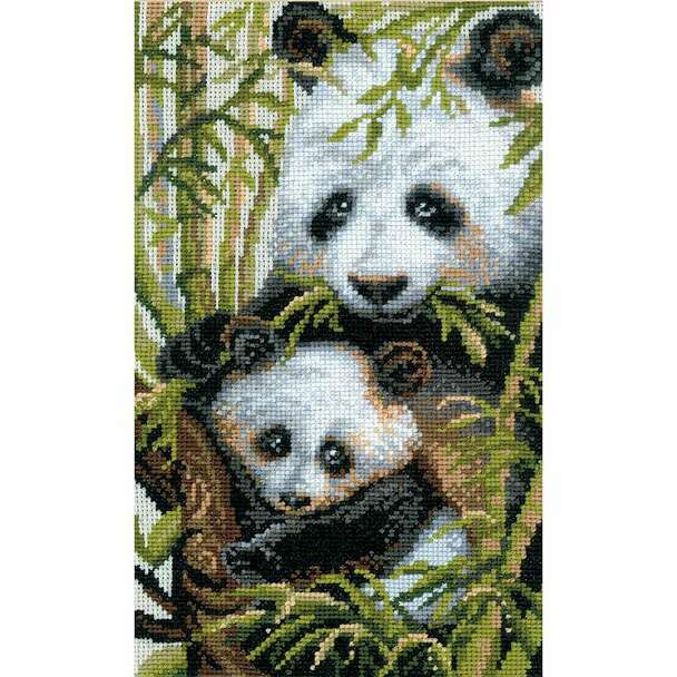 RIOLIS Counted Cross Stitch Kit Panda With Young - HobbyRocks