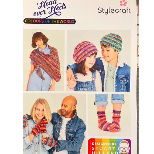Stylecraft 4 Ply HEAD OVER HEALS Pattern Booklet
