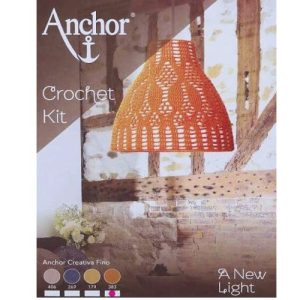 Anchor Crochet Lampshade Kit Beige