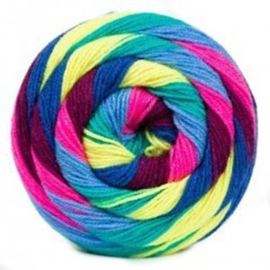 James C Brett Swurlywurly DK 200g Yarn Cake SRL04 Tropics