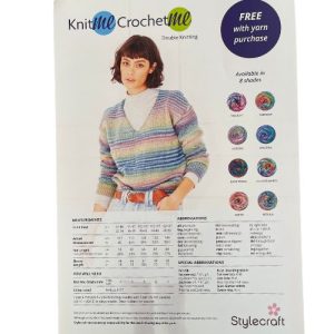 Stylecraft Knit me Crochet me FREE Sweater Pattern