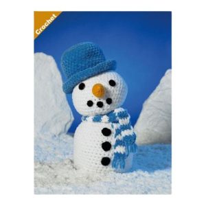 James C Brett Pattern JB406 Chunky Crochet Snowman