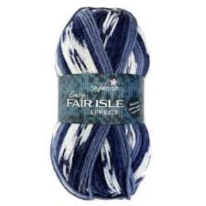 Stylecraft Easy Fair Isle Effect Aran Yarn