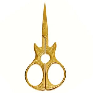 Gold Colour Guitar Shaped Scissors