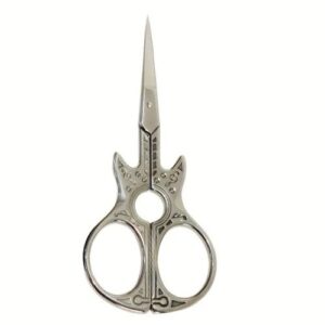 Silver Coloured Guitar Shaped Scissors