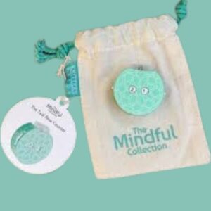 The Mindful Collection Row Counter Clicky Teal with Case