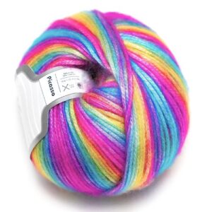 ICE Yarns Picasso Aran Yarn Rainbow Colours