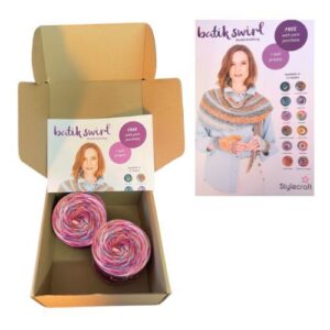 Knitted Shawl Kit in StyleCraft Batik Elements Time