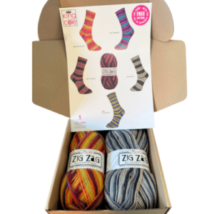 KingCole Zig Zag Sock Knit Kit 2