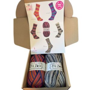 KingCole Zig Zag Sock Knit Kit 1