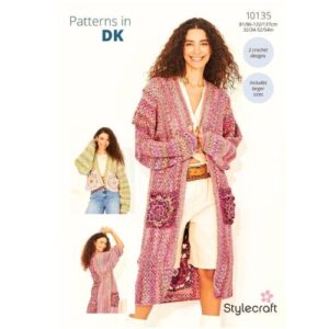 StyleCraft Longline and Cropped Jackets Pattern 10135 in DK