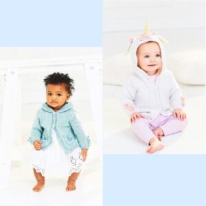 Stylecraft Baby Sparkle Jacket and Unicorn Jacket Pattern 9996