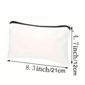 Hobby Rocks Plain White Make up Bag Fabric Blanks