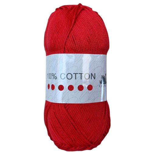 Cygnet 100% Cotton DK Yarn Red