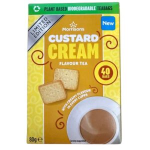 Market Street Custard Cream Biscuit Flavoured Tea 40 Tea Bags
