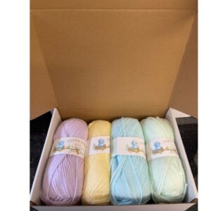 BLACK FRIDAY Super Soft Baby Aran Yarn Pack Pastel Mix