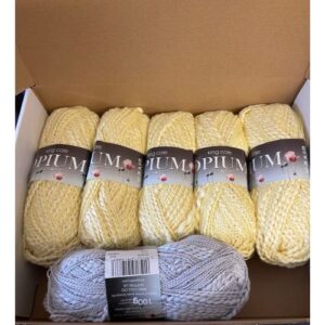 KING COLE Opium Yarn Pack Yellow & Silver